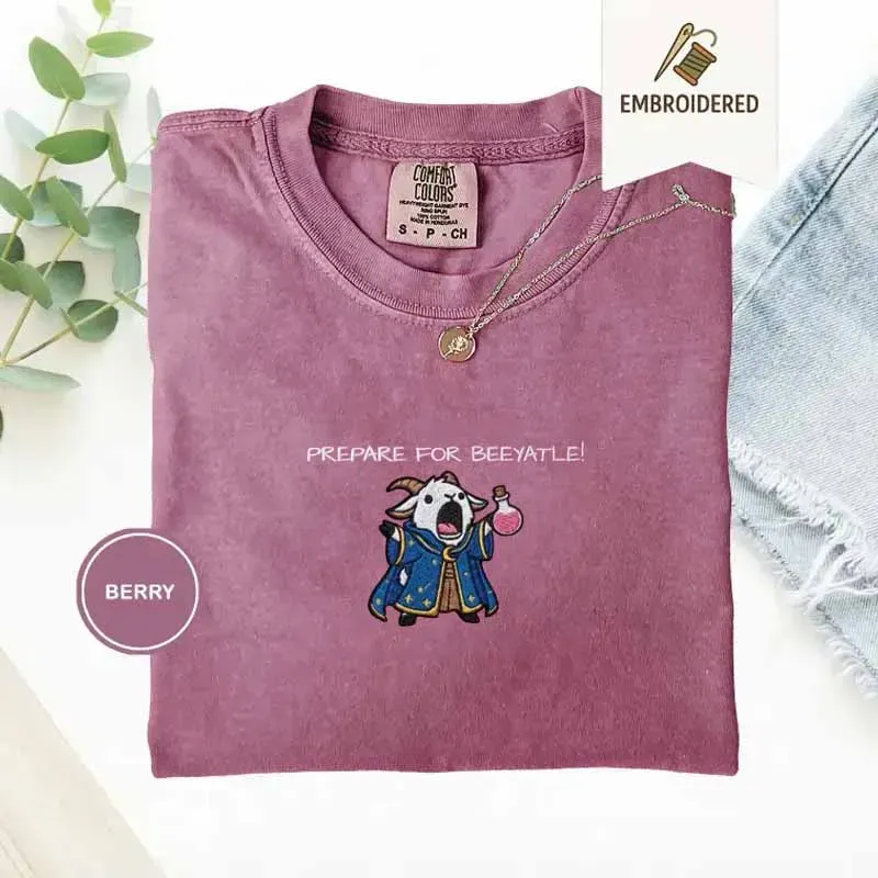 Embroidered Prepare for Byattle Shirt