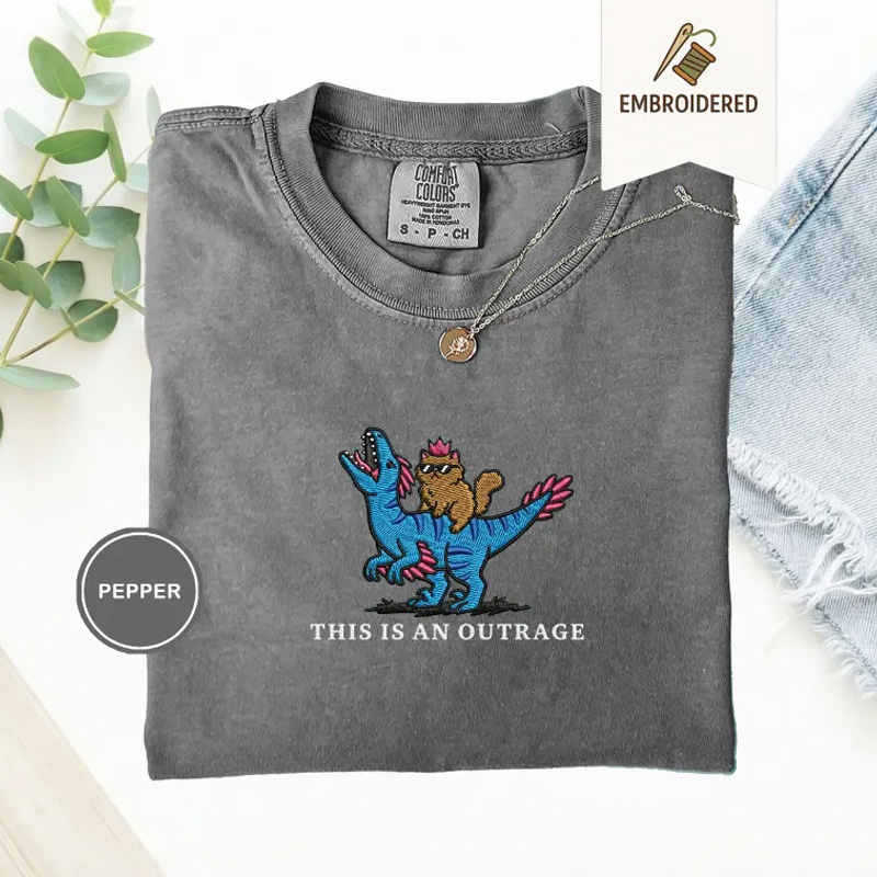 Embroidered Princess Donut and Mongo Shirt