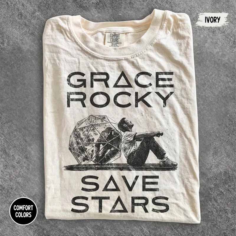 Grace Rocky Save Stars Graphic Shirt