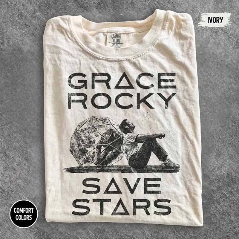 Grace Rocky Save Stars Graphic Shirt