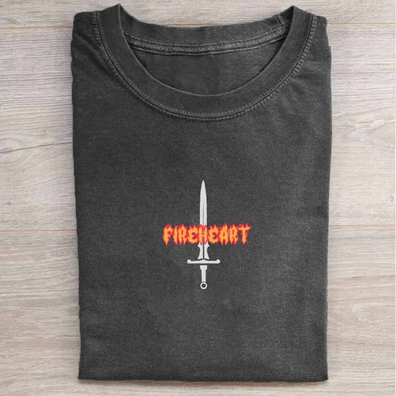 Fantasy novel Fireheart Shirt