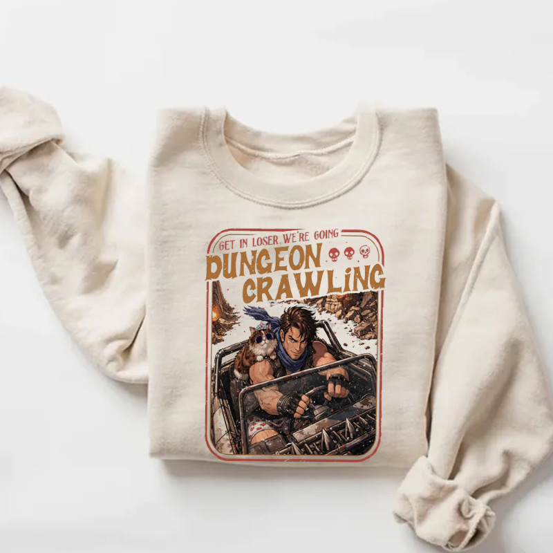 Dungeon Crawling Sci-Fi Meme Sweatshirt