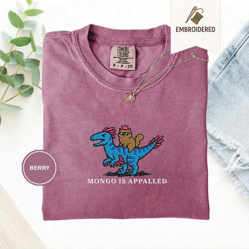 Embroidered Princess Donut and Mongo Shirt