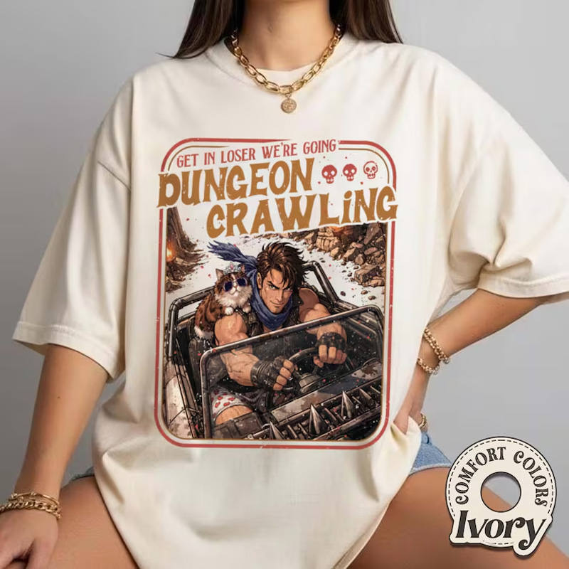 Dungeon Crawling Sci-Fi Meme Shirt