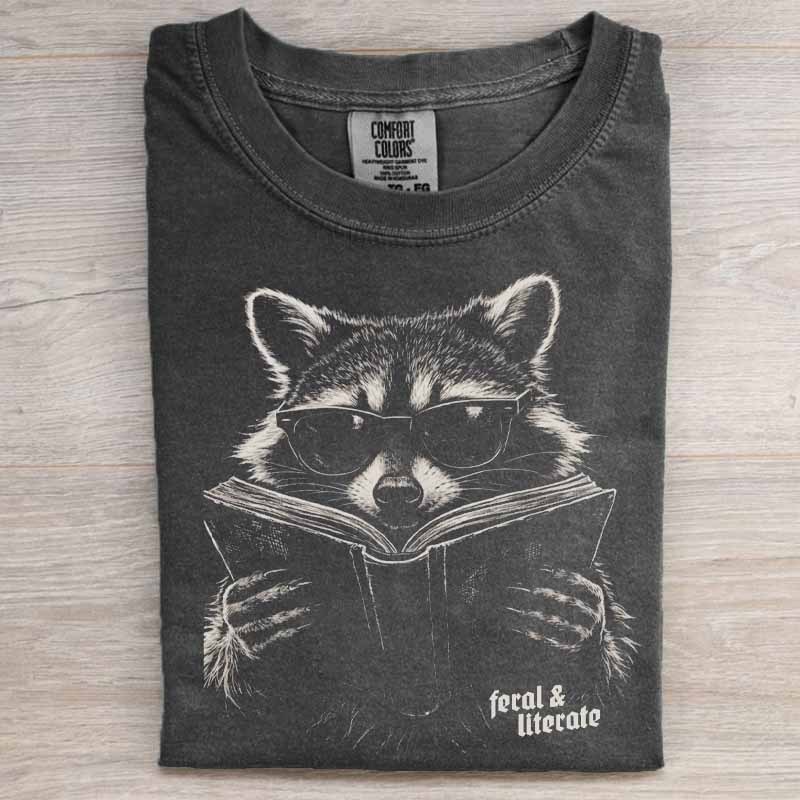Funny Raccoon Bookish Shirt