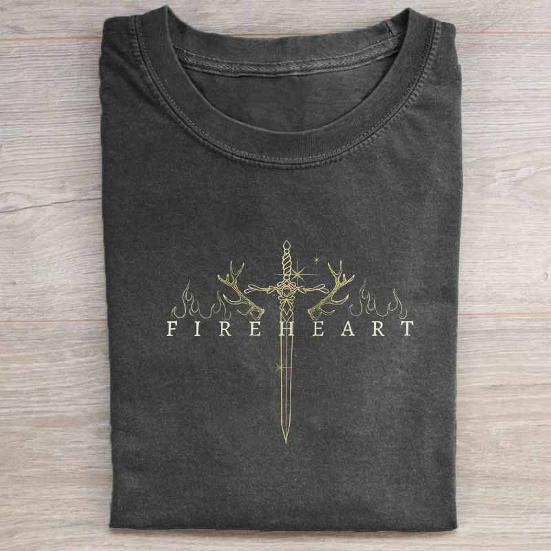 Fantasy novel Fireheart Shirt
