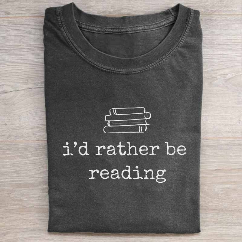 I'd rather be reading Shirt