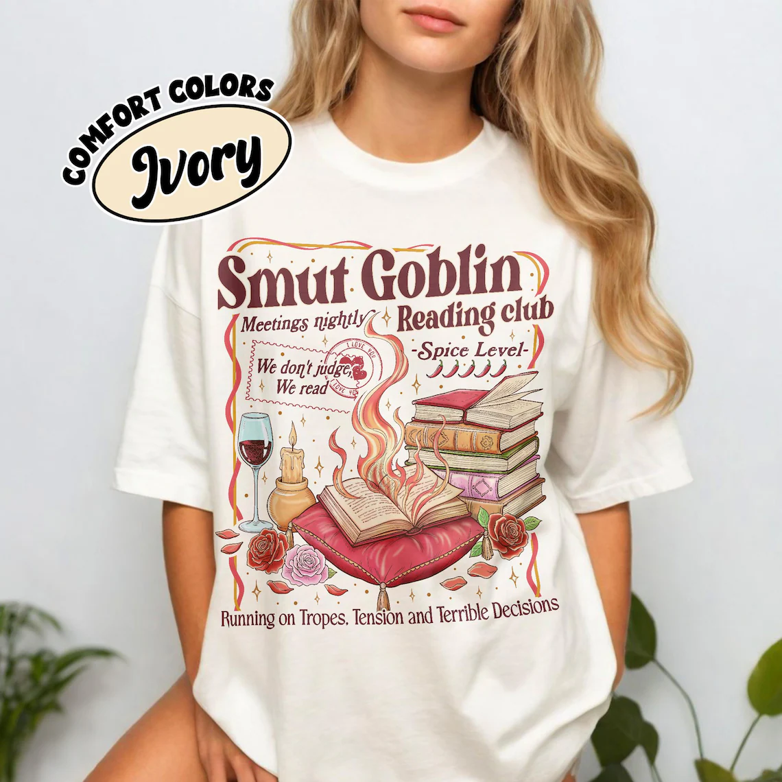Smut Goblin Dark Romance Bookish Shirt