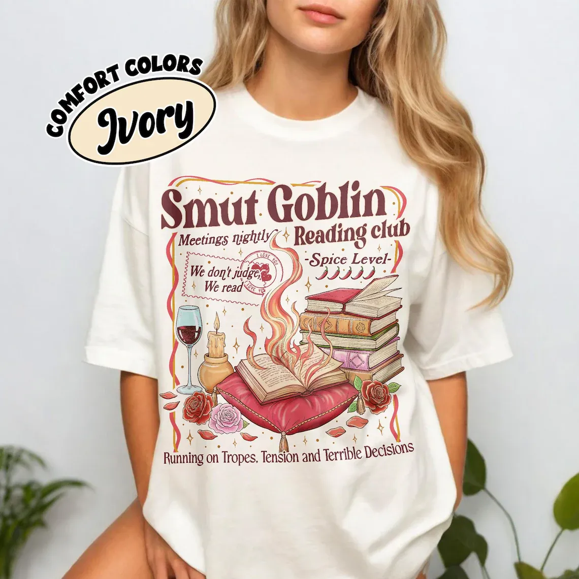 Smut Goblin Dark Romance Bookish Shirt