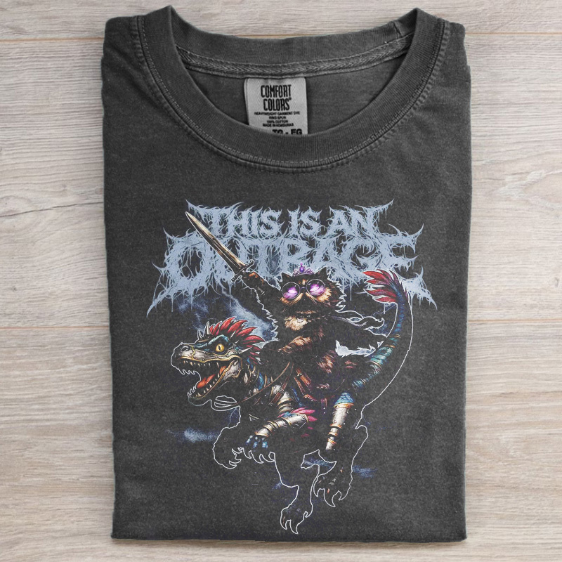 Vintage This is an Outrage Shirt