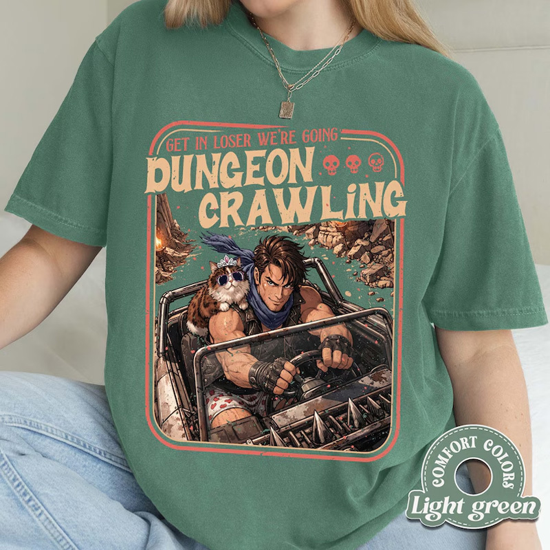 Dungeon Crawling Sci-Fi Meme Shirt