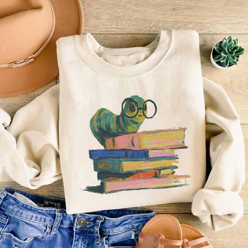 Bookworm Reader Lover Sweatshirt