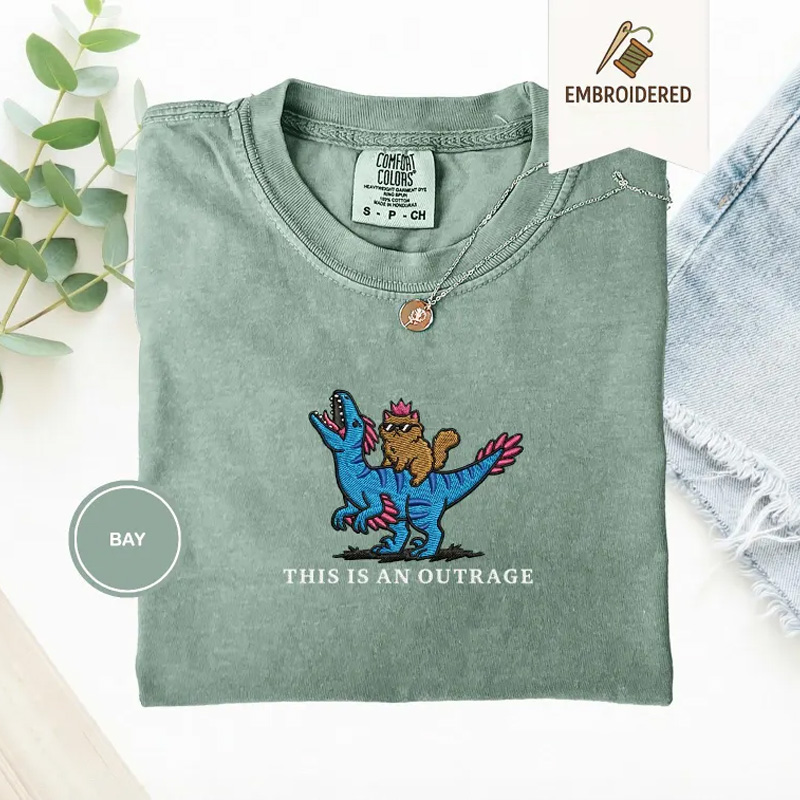 Embroidered Princess Donut and Mongo Shirt