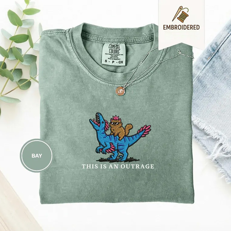 Embroidered Princess Donut and Mongo Shirt