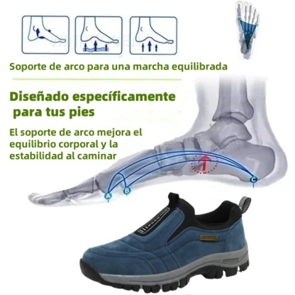 (🔥60% de descuento hoy - ¡no te lo pierdas!) ⏰  Zapatos ortopédicos de gamuza italiana de lujo, suaves y cómodos (soporte de arco - alivia el dolor de pies)