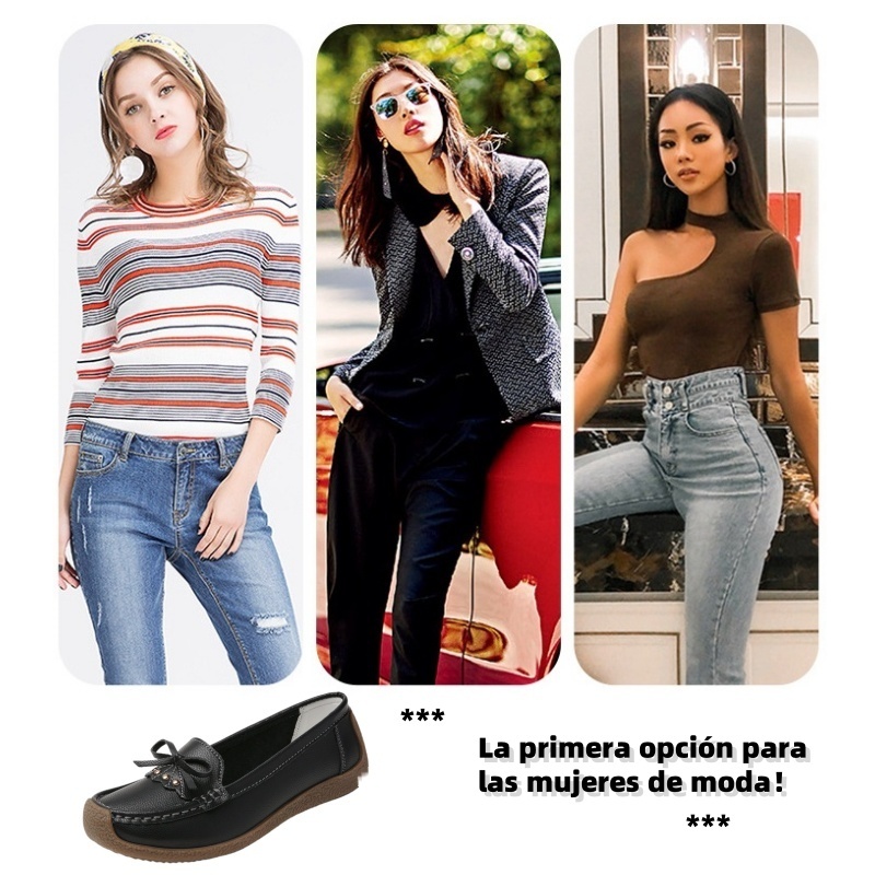 (🔥60% de descuento hoy - ¡no pierdas esta oportunidad!) ⏰ - Mocasines retro suaves y cómodos (soporte de arco - facilita caminar)