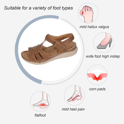 🔥60% DE DESCUENTO POR TIEMPO LIMITADO - SANDALIAS ORTOPÉDICAS DE VERANO - DISEÑO ERGONÓMICO✅ HAZ TU CAMINAR MÁS CÓMODO