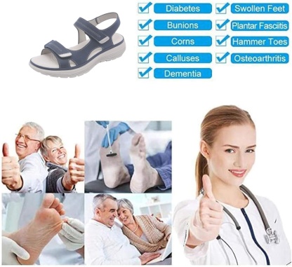 【¡60% de descuento hoy! ¡No te lo pierdas! 】Sandalias ortopédicas de moda 2025 ✅ Caminar más cómodo