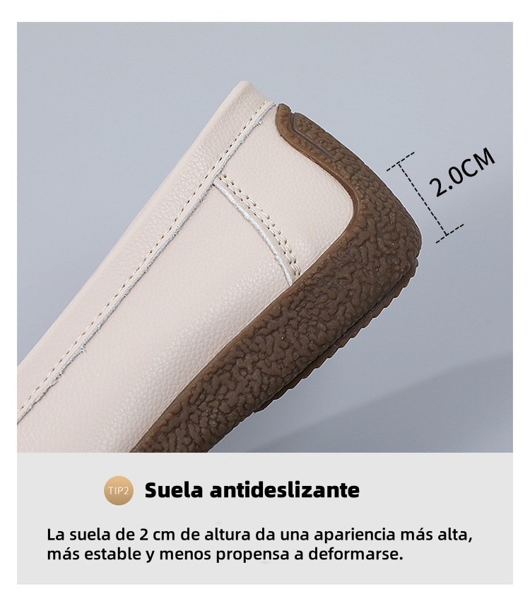 (🔥60% de descuento hoy - ¡no pierdas esta oportunidad!) ⏰ - Mocasines retro suaves y cómodos (soporte de arco - facilita caminar)