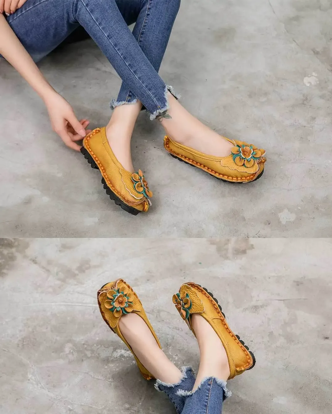 [Hoy 60% de descuento - ¡No te lo pierdas!] Mocasines ortopédicos retro elegantes y cómodos ✅ Haz que tu caminar sea más cómodo