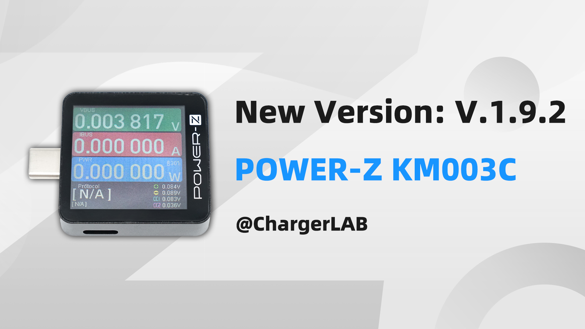 V1.9.2 | The New Software Version of POWER-Z KM003C – POWER-Z.com
