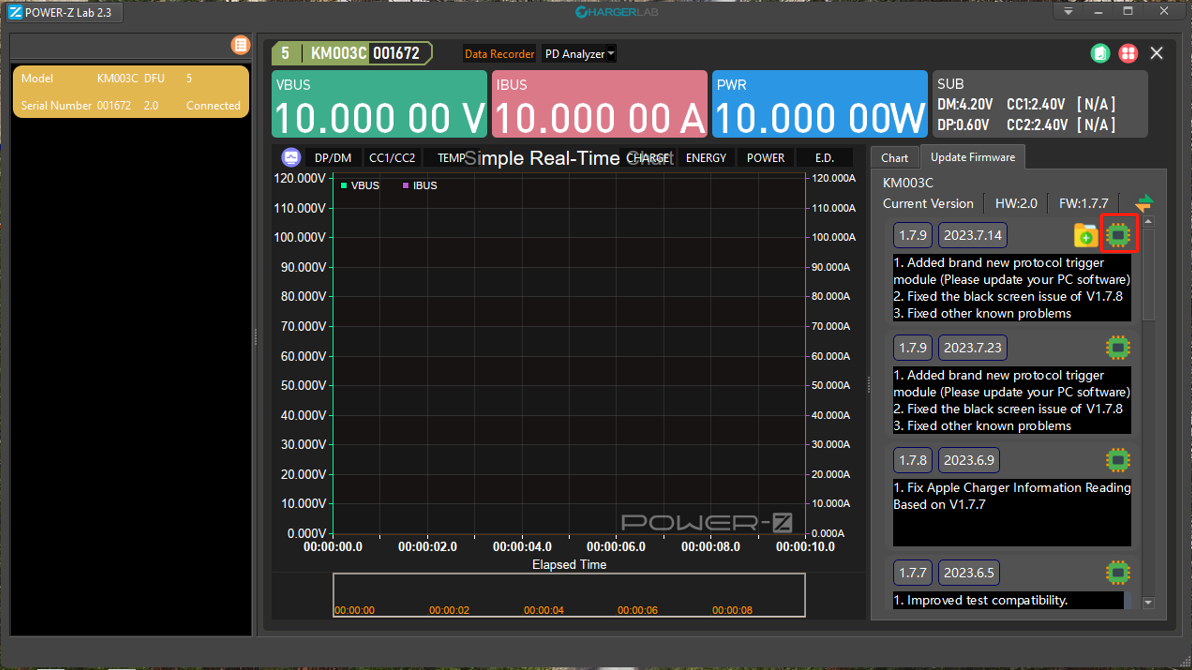 V1.9.2 | The New Software Version of POWER-Z KM003C-POWER-Z