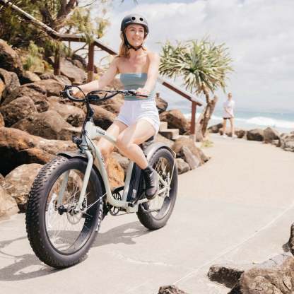 Electric Beach Cruiser Bike