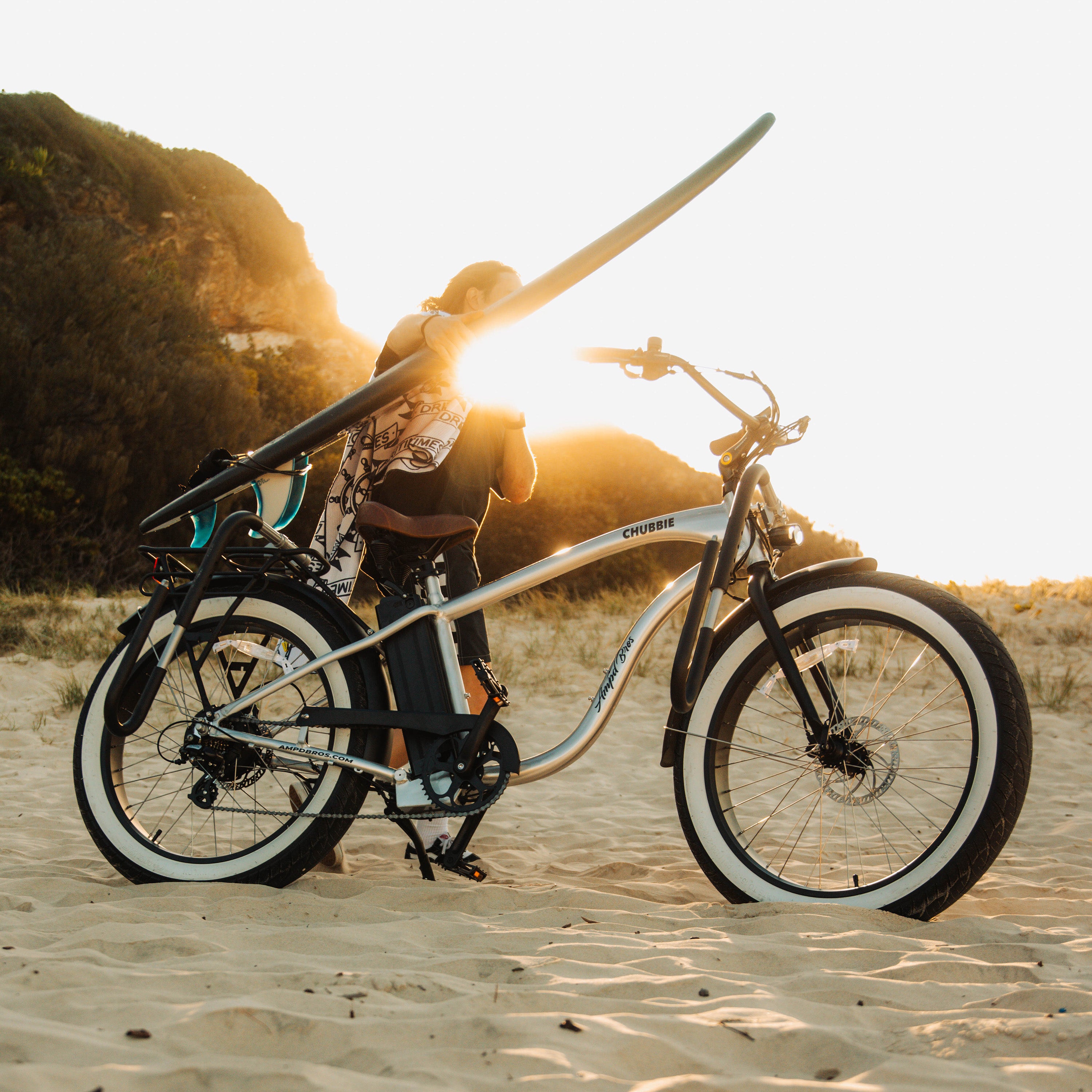 Electric Beach Cruiser Bike