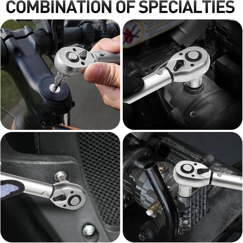 Drive Torx Star Bit sockets CR-V E-Socket Set Handheld Tool - 34 Pcs, Star Socket Set For Hand Use Work On Cars, Trucks, Machinery, and Other Jobs With Storage Case, Blue