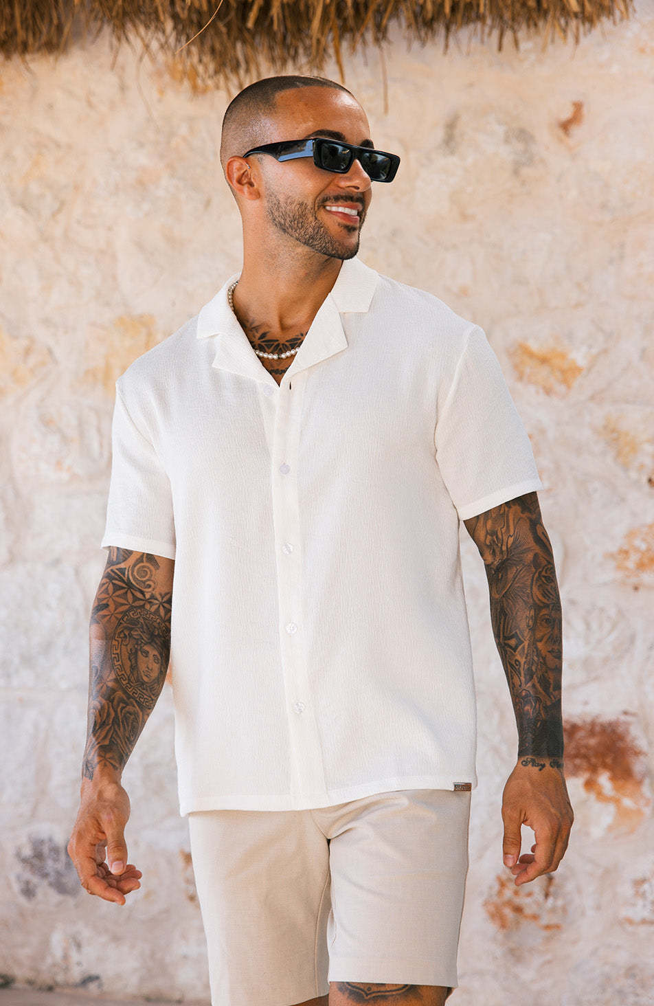 Fiorano Relaxed Fit Shirt in White