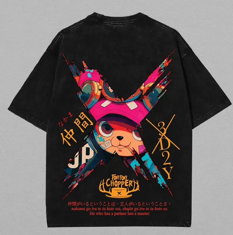 Limited Tony Tony - One Piecee Vintage Washed T-Shirt