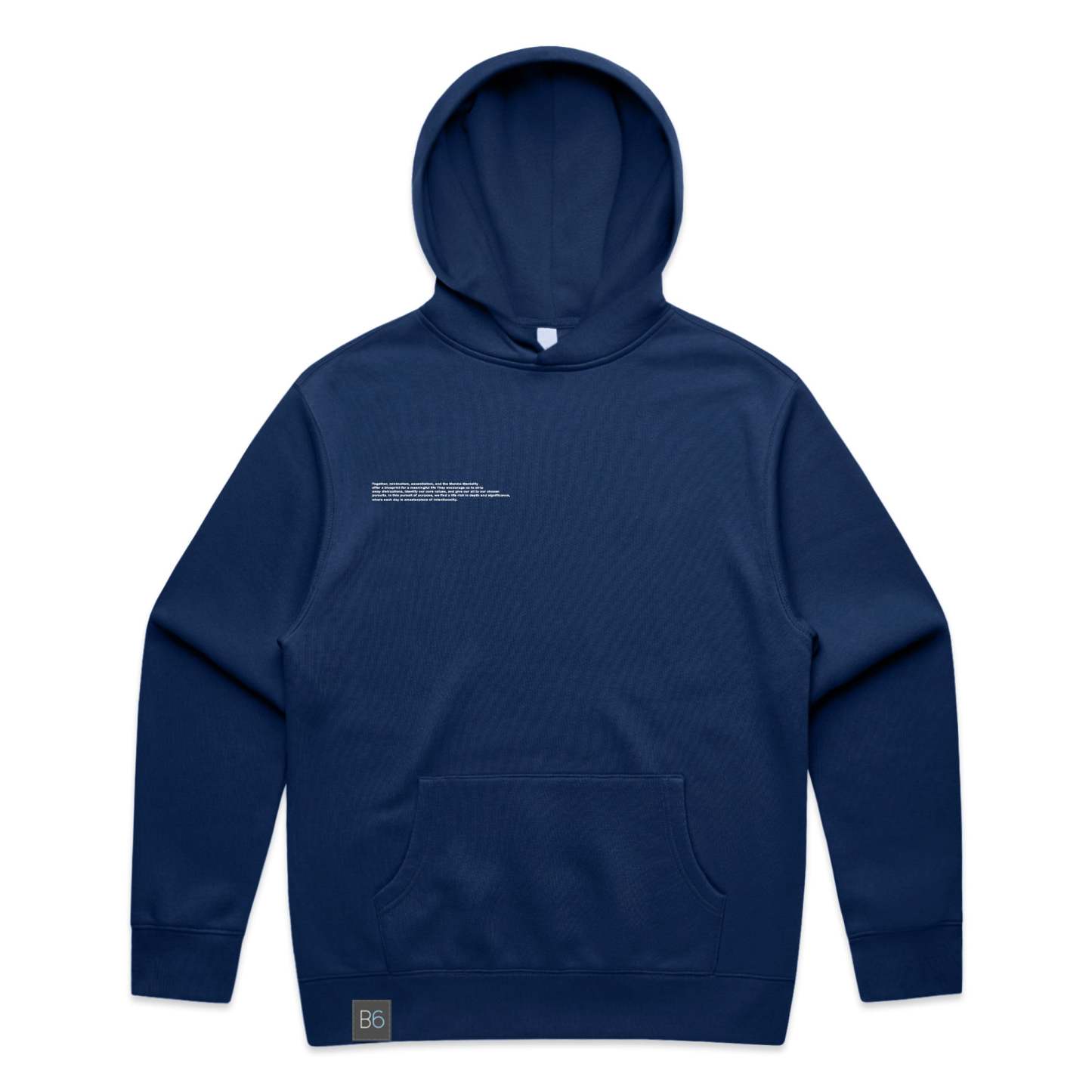 Mantra Minimalism Hood Navy