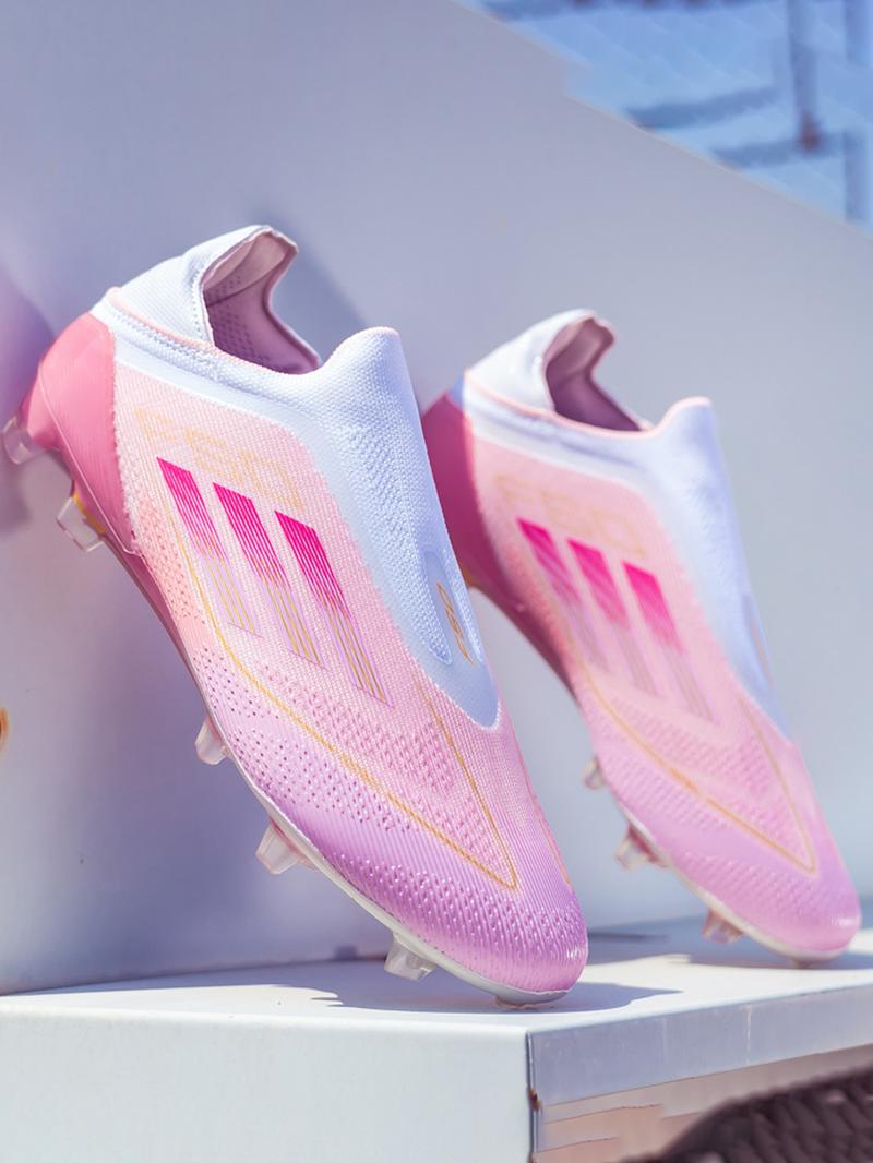 Unisex Soccer Shoes for Youth Students, Long Studs Design, Competition Training Sports Footwear, Durable and Comfortable Football Boots, Soccer Cleats