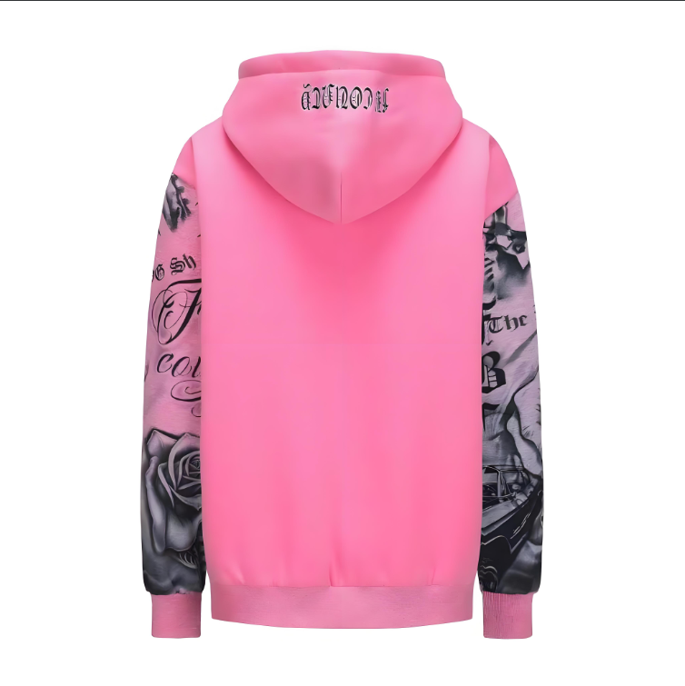 Streetwear Pink & Gray Set