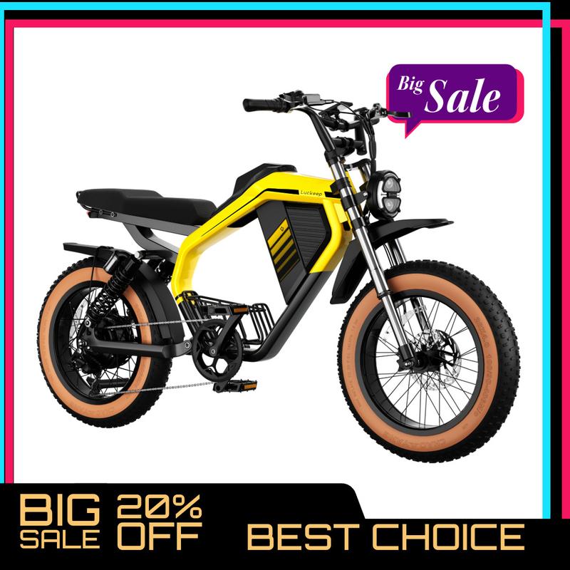 Luckeep M5 Max 2000W Peak Power Electric Bike forAdults