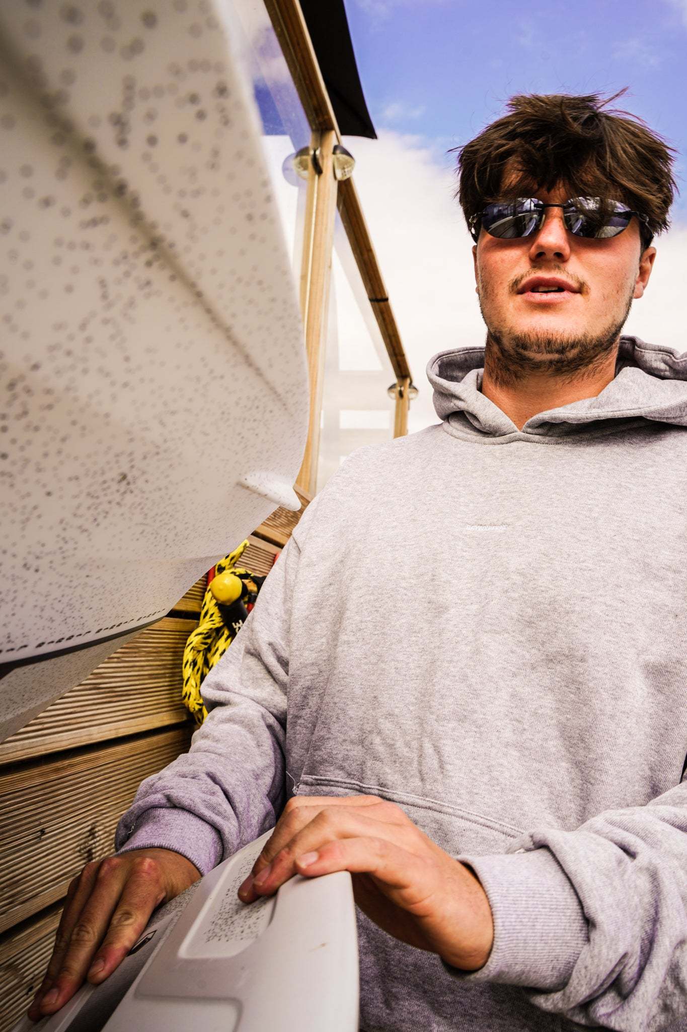 6ix the Ultimate hoodie Grey.