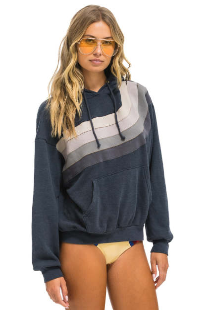 Wave Stripe  Hoodie