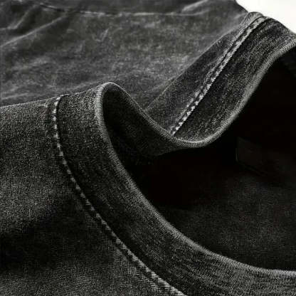 Makima Control Devil Vintage Wash Tees