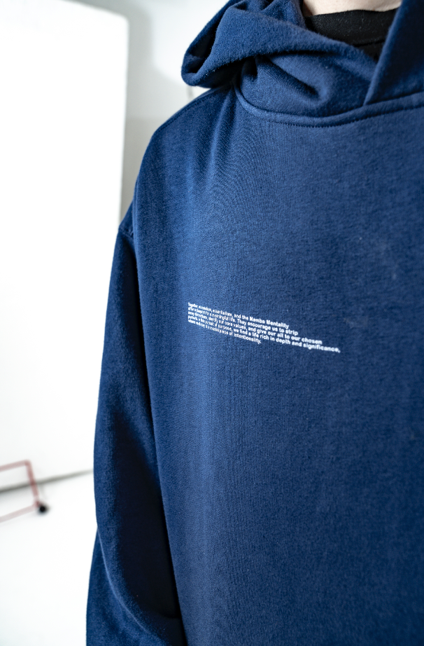 Mantra Minimalism Hood Navy