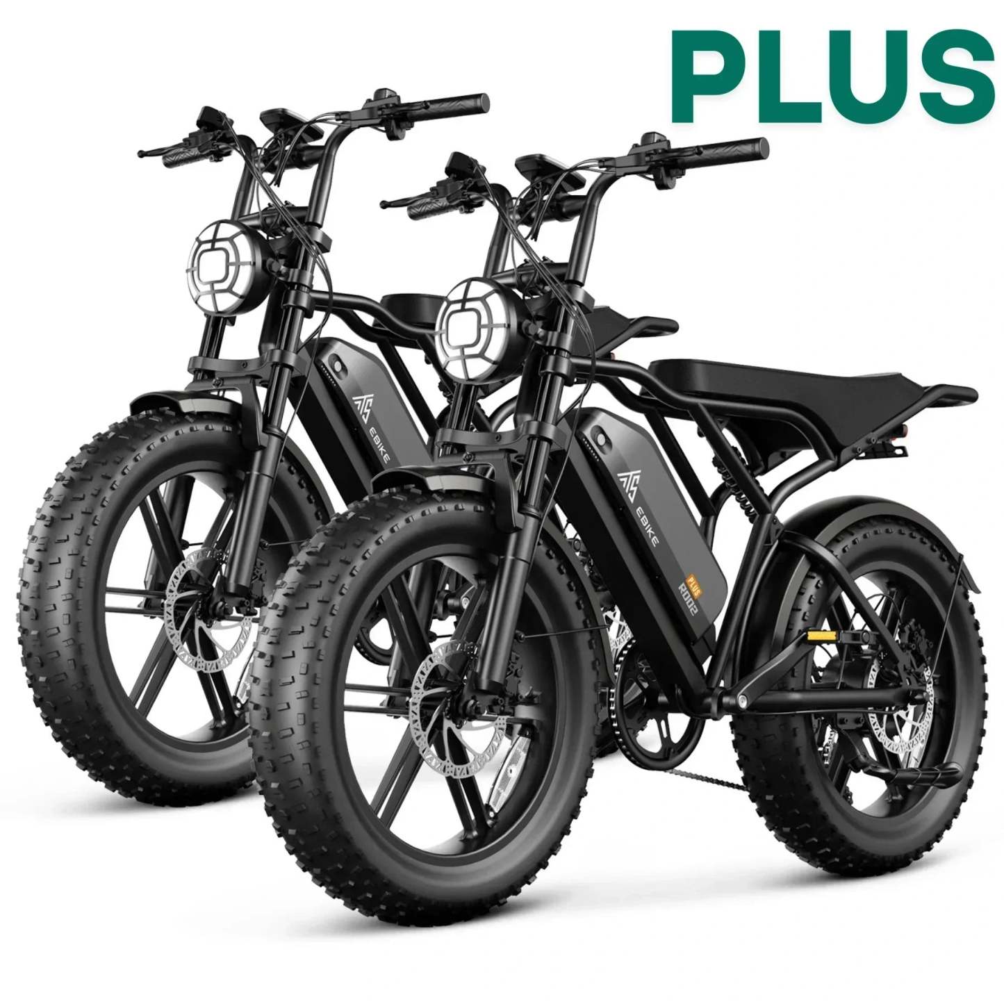 TST® Combo Sale R002 20" Full Suspension Moped-Style Ebike