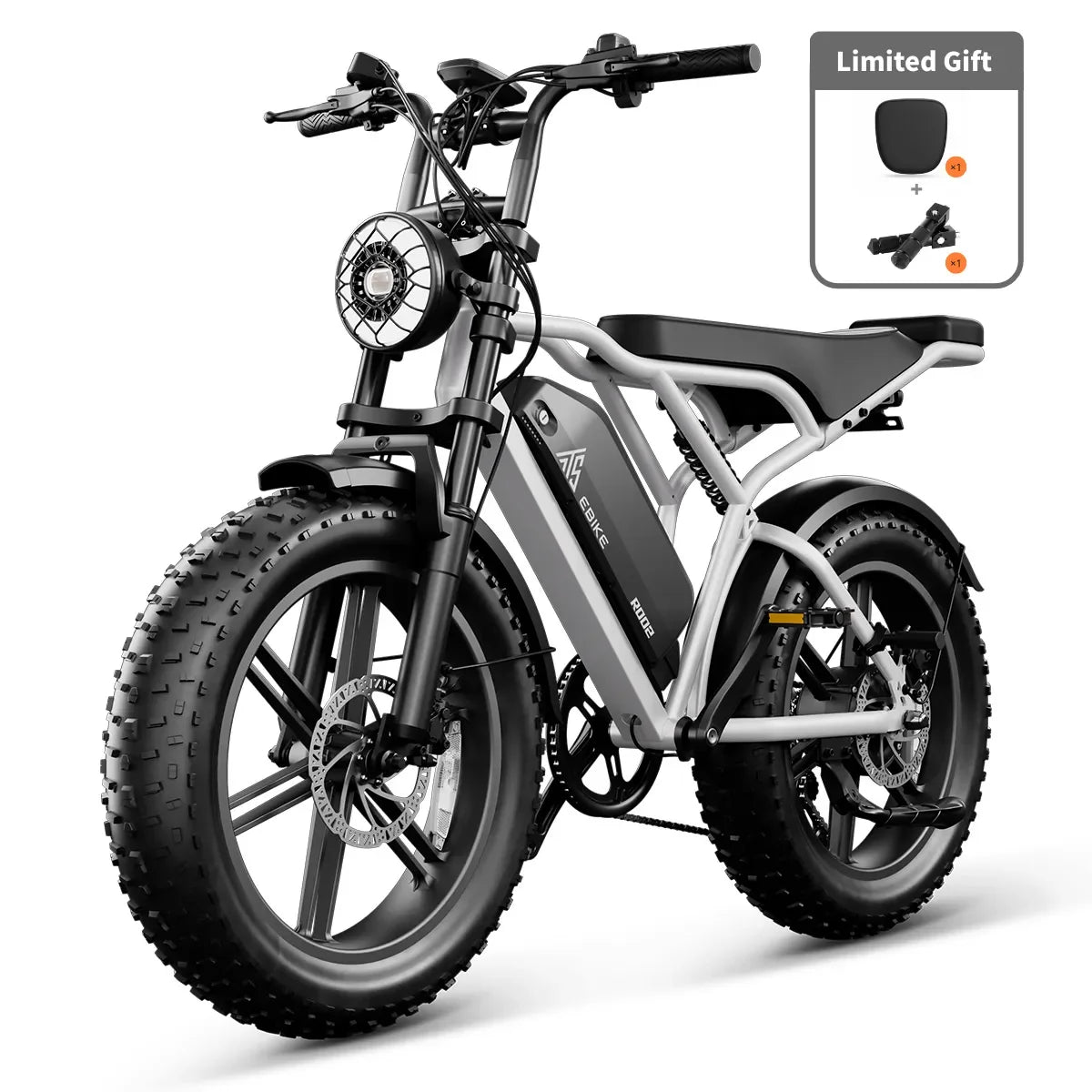 TST R002 20'' 1500W Full Suspension Moped-style Electric Bike