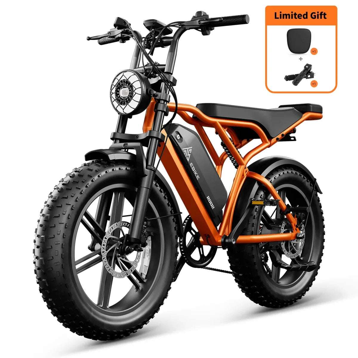 TST R002 20'' 1500W Full Suspension Moped-style Electric Bike