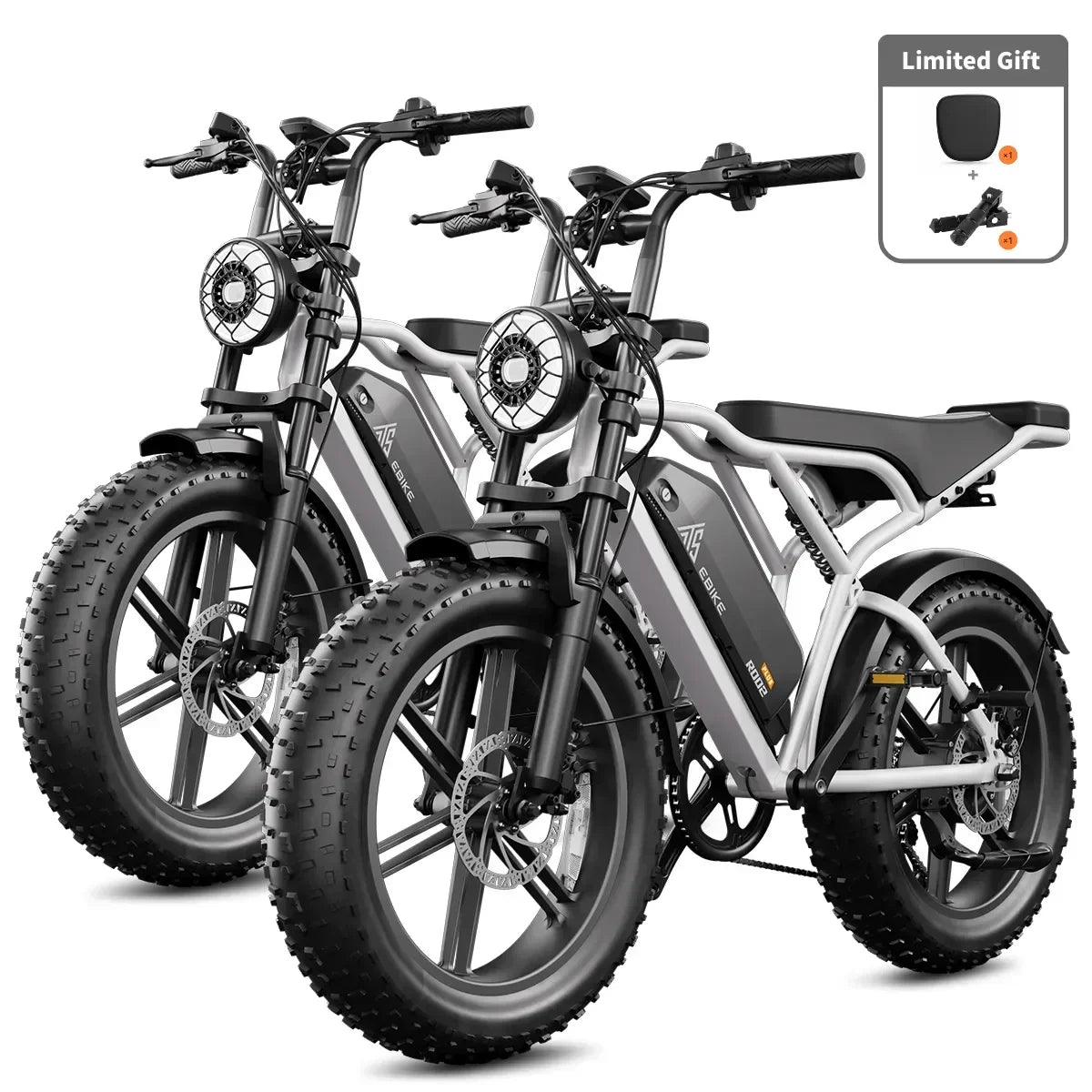 TST Combo Sale R002 20" Full Suspension Moped-Style Ebike