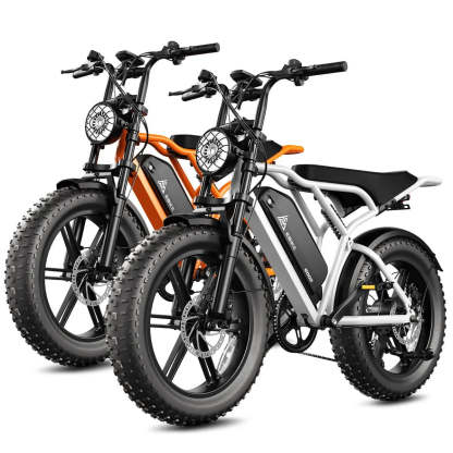 TST® Combo Sale R002 20" Full Suspension Moped-Style Ebike