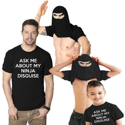 Ninja Disguise Cartoon Mask Parent-child Outfit