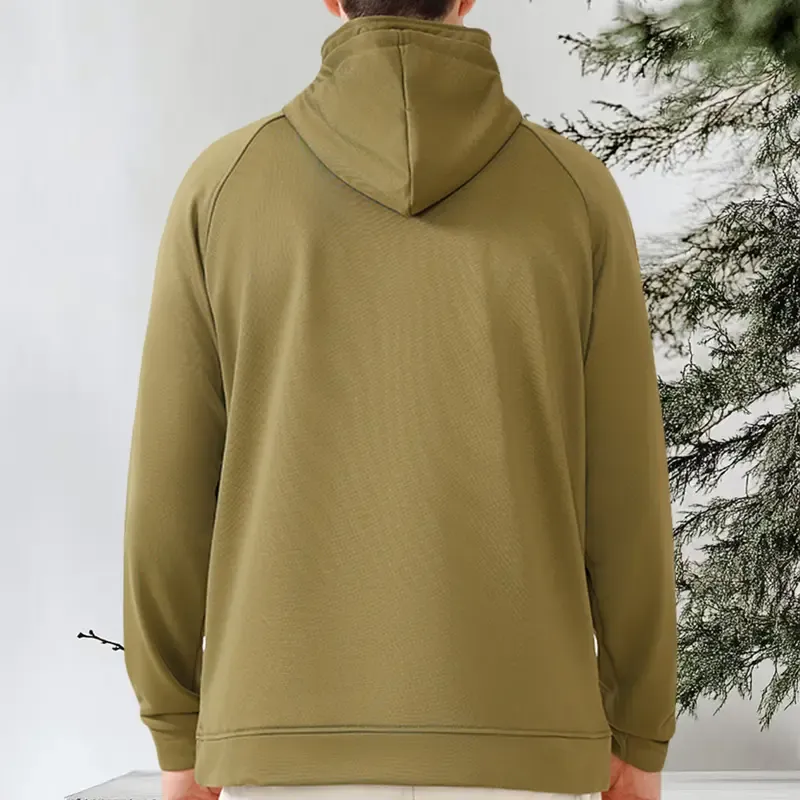 Multi Pocket Zip Up Hoodie