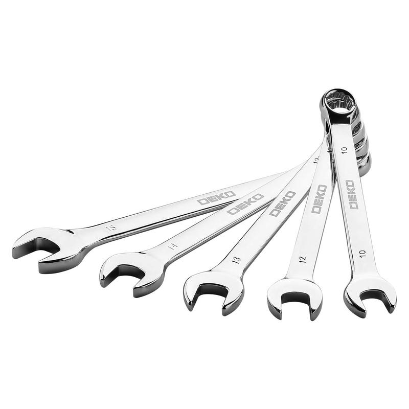 DEKO 258-Piece Tool Kit - Rolling Trolley Box, Portable Mechanic Set with Socket Wrenches & Hand Tools for Auto Repair, Truck Accessories 53  pcstoolset