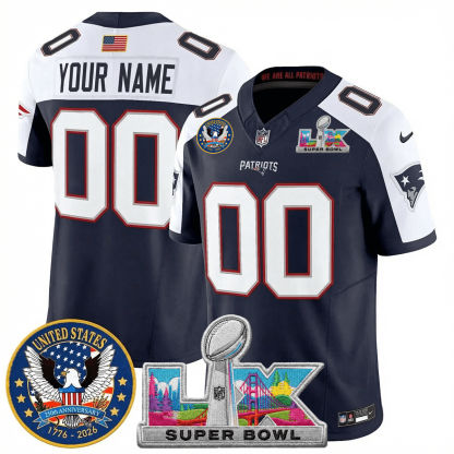 Men's NE Patriots 2026 Jersey
