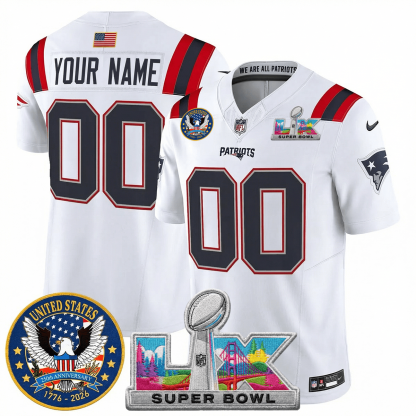 Men's NE Patriots 2026 Jersey