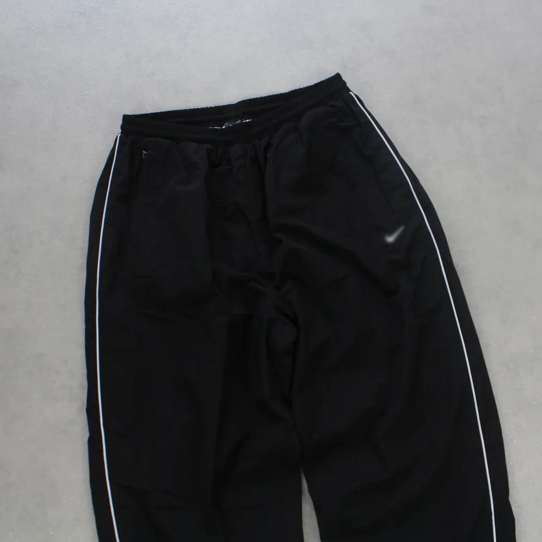 RARE 2000s Baggy Nike Trackpants Black - (M)